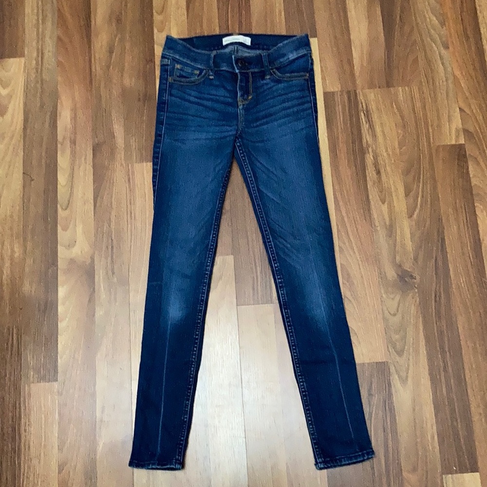 Girls Abercrombie and Fitch skinny jeans, size 10
